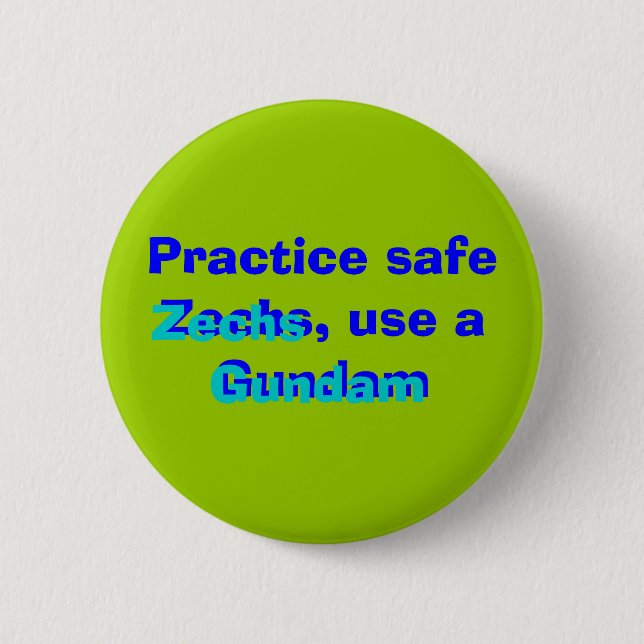 Üben Sie sicheres Zechs, verwenden Sie ein Gundam, Button (Vorderseite)