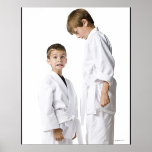 übende Kampfkünste der Jugend Poster