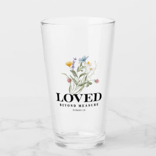 Über alle Maßen geliebt – Römer 5:8 Christliche Bi Glas