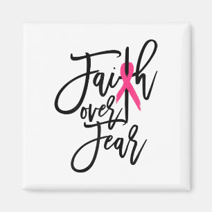 Über Angst Krebskrebs Bewusstsein Christlich Magnet