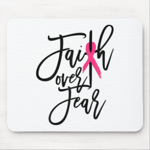 Über Angst Krebskrebs Bewusstsein Christlich Mousepad