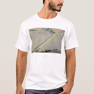 Über Chilkoot Durchlauf während des Goldrauschs, T-Shirt