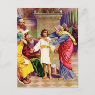 Über das Geschäft seines Vaters Postkarte