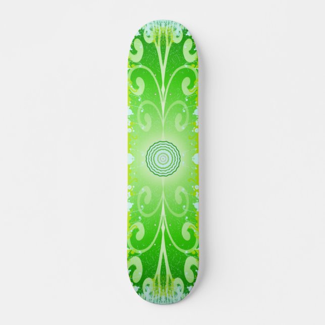 Über das Leben grün - - - - individuell Skateboard (Vorne)