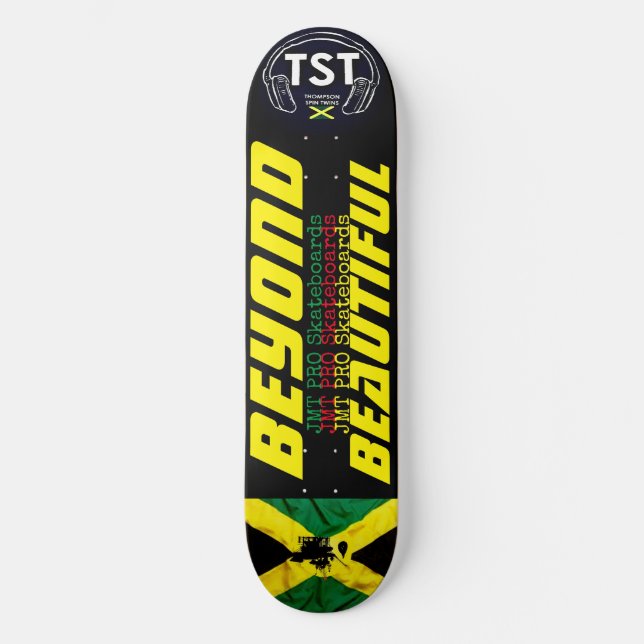 ÜBER DAS SCHÖNE 8 1/2" Skateboard Deck (Vorderseite)