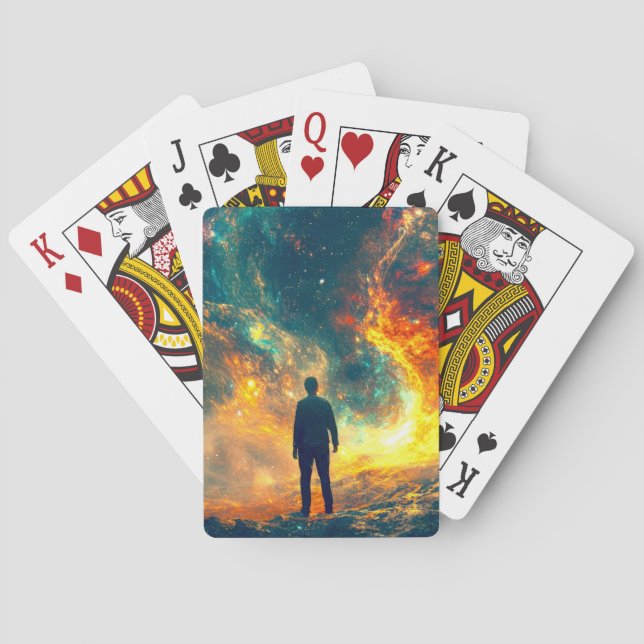 Über Das Universum Spielkarten (Rückseite)