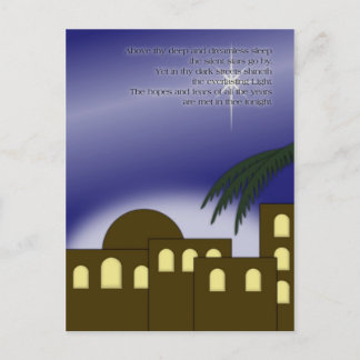 "Über deinen tiefen..." Postkarte