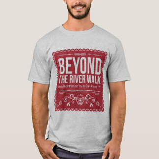 Über dem Fluss-Weg - klassisches Logo-T-Shirt T-Shirt