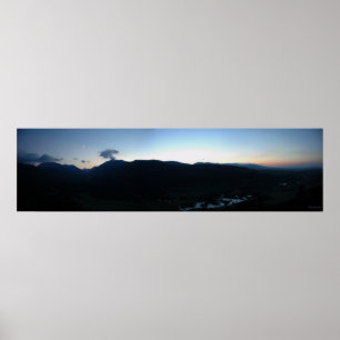 Über dem Gras Poster