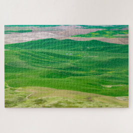 Über dem grünen Palouse von Steptoe Butte Hard