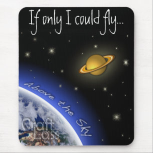 Über dem Himmel "wenn nur… " Mousepad