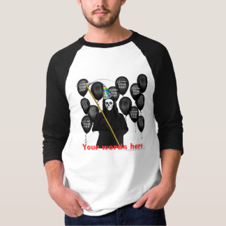 Über dem Hügel 1, Ihre Wörter hier T-Shirt