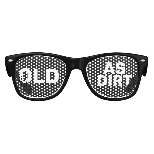 ÜBER DEM HÜGEL FUNNY ALTE SUNGLASSES FUN-Brille! Partybrille (Vorderseite)