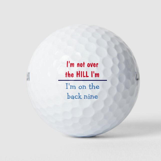 Über dem Hügel Golfball (Vorderseite)