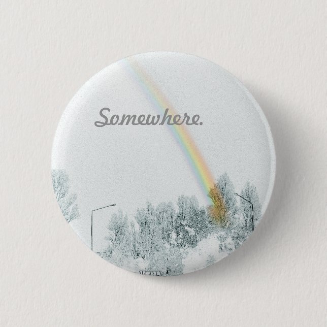 Über dem Knopf des Regenbogen-1 Button (Vorderseite)