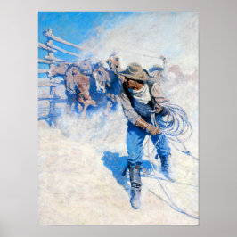 Über dem Meer der Runde Poster