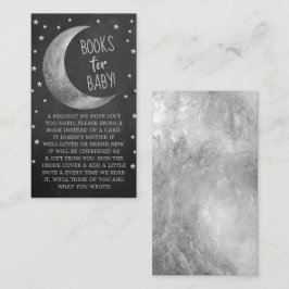 Über dem Mond | Babyduschbücher für Baby Enclosu Begleitkarte