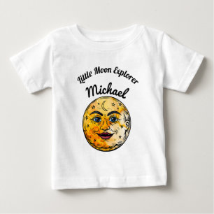 Über dem Mond Babyduschenfest Baby T-shirt