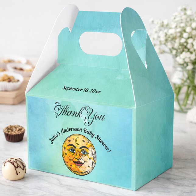 Über dem Mond Babyduschenfest Geschenkschachtel (Von Creator hochgeladen)