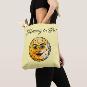 Über dem Mond Babyduschenfest Tasche