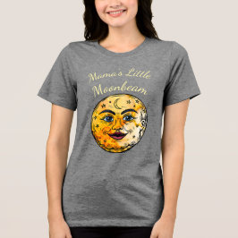 Über dem Mond Babyduschenfest Tri-Blend Shirt