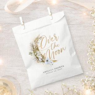 Über dem Mond Boho Gold Dust & Clouds Geschenktütchen