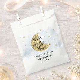 Über dem Mond | Boys Baby Dusche Geschenktütchen