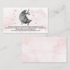 Über dem Mond | Girls Baby Shower Books for Baby Begleitkarte