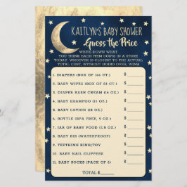 Über dem Mond | Kinderdusche schätzt das Preisspie