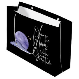 Über dem Mond mit Dankeschön-Tasche Große Geschenktüte