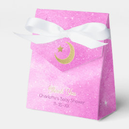 Über dem Mond Pink Baby Duwer Fevor Box Geschenkschachtel