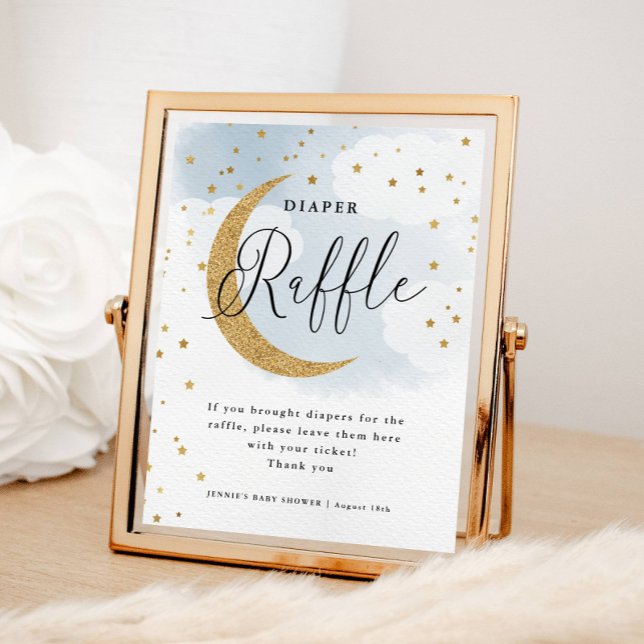 Über dem Mond radelt die Dusche des blauen Windes Poster (Von Creator hochgeladen)