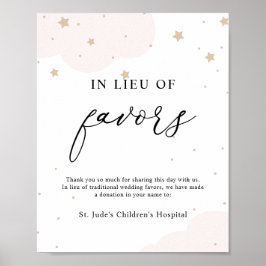 Über dem Mond Twinkle Stern in Lieu der Lieblings  Poster