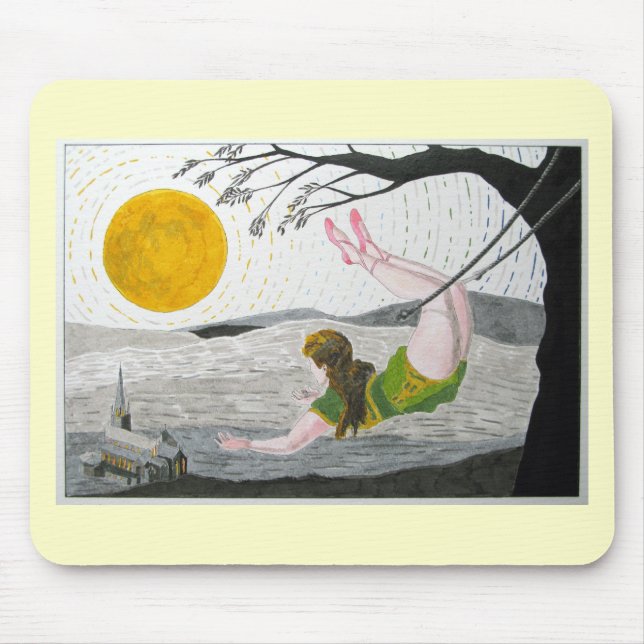 Über dem Mond über Ihnen! Mousepad (Vorne)