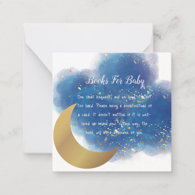 Über dem Mondschlupf Mitteilungskarte (Vorderseite)