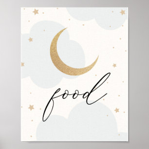 Über dem Moon Twinkle Star Food Poster