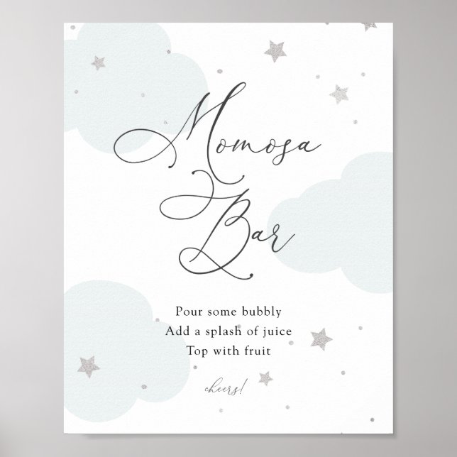 Über dem Moon Twinkle Star Momosa Bar Poster (Vorne)