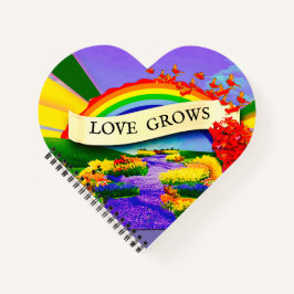 ÜBER DEM RAINBOGEN NOTIZBUCH