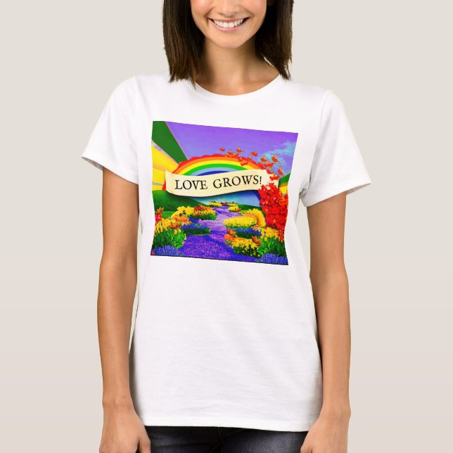 ÜBER DEM RAINBOGEN T-Shirt (Vorderseite)