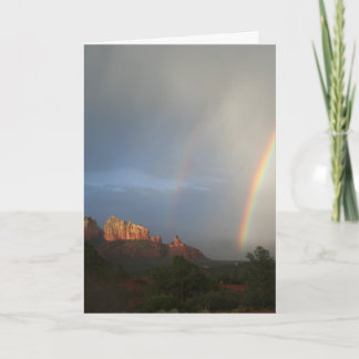 Über dem Regenbogen in Sedona. Leer auf der Innens Karte