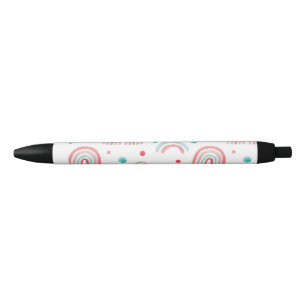 Über dem Regenbogen Pen in rosa und blauen Pastell Kugelschreiber