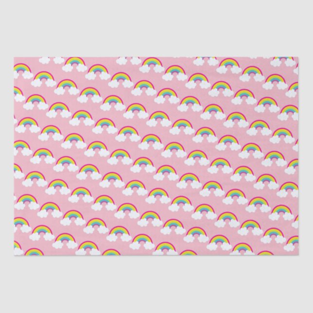 Über dem Regenbogen Seidenpapier (Vorderseite)