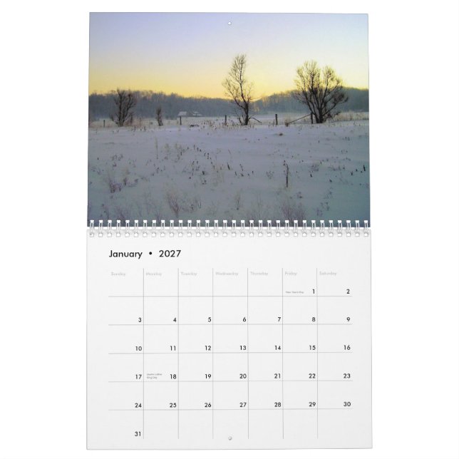 Über dem Straßen-LKW-Fahrer Kalender (Jan 2027)