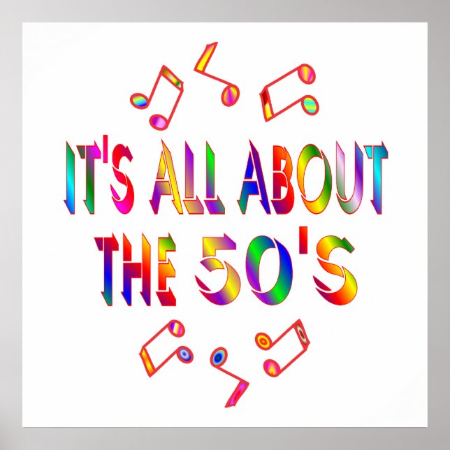 Über den 50er poster (Vorne)