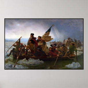 Über den Delaware River, George Washington Poster