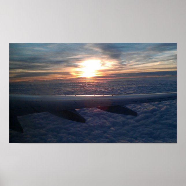 Über den Flügel Poster (Vorne)