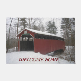 "Über den Fluss und durch den Wald" Fußmatte