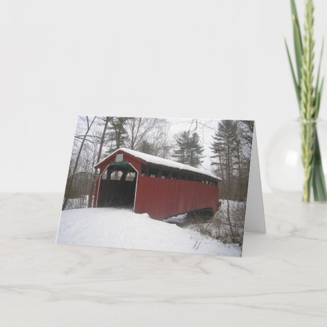 "Über den Fluss und durch den Wald" Karte (Vorderseite)