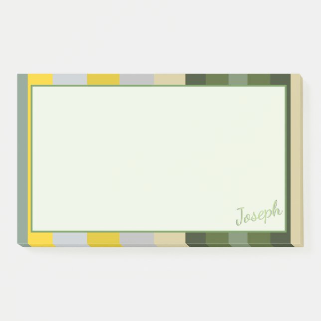 Über den grünen Beitrag Hinweis für Joseph oder Si Post-it Klebezettel (Vorderseite)