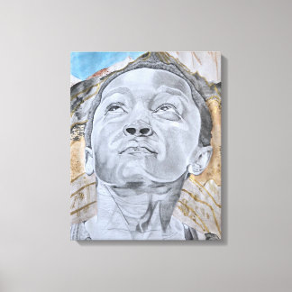 Über den Hügeln, Art Print Leinwanddruck